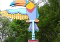 Toucan theme park signage, made while working at EB Effects project for Orlando Florida theme park.
