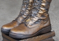 BOOTS TO BOOKS. Bronze monument for Centralia College, honoring veterans returning to college.
