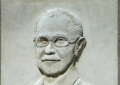DR. ROTH, one of a series of five exterior portrait reliefs of notable local surgeons.